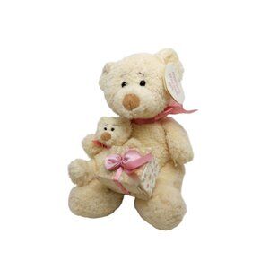 Ron Banafato RBI Bear 10 inch Stuffed Animal plush Holding box baby
